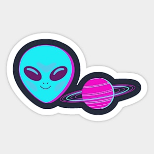 Alien Sticker